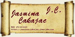 Jasmina Čakajac vizit kartica